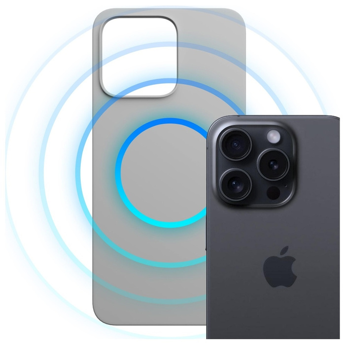 Etui 3MK Hardy MagSilicone do Apple      iPhone 16 Pro Max tytanowy