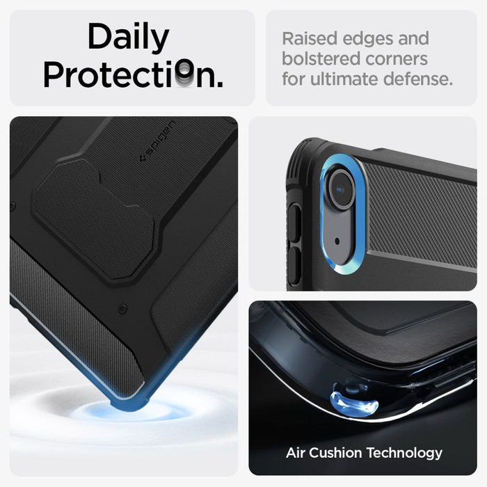 ETUI SPIGEN RUGGED ARMOR ”PRO” IPAD AIR 13 2024 BLACK