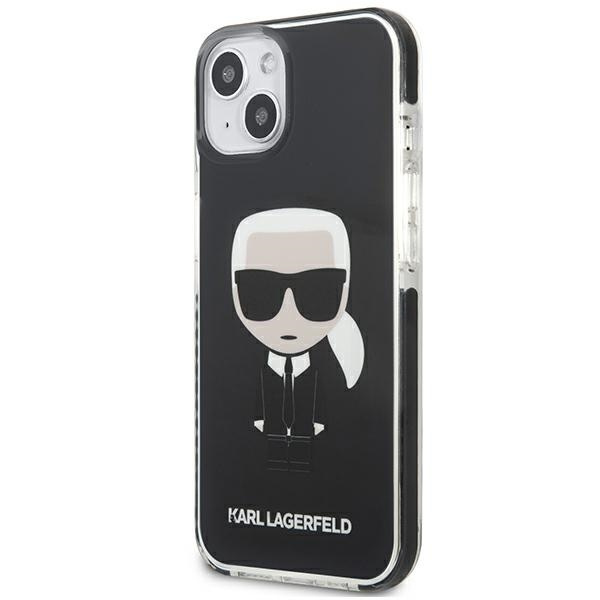 Etui KARL LAGERFELD Apple iPhone 13 Mini Iconik Karl Czarny Hardcase
