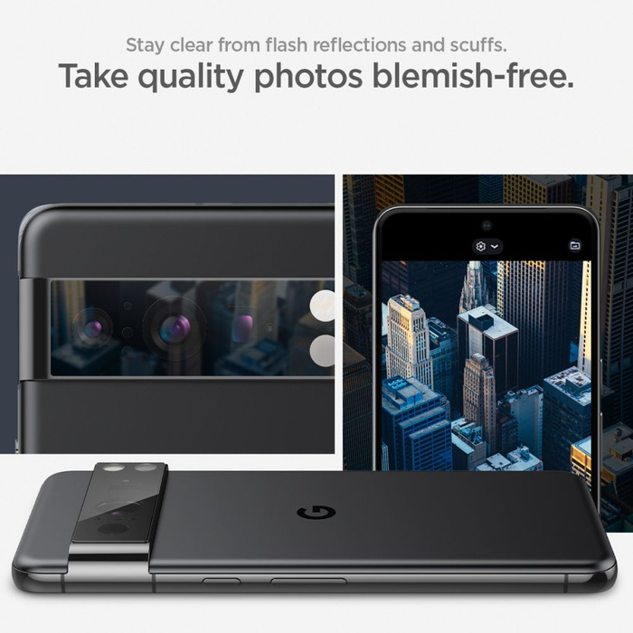 Osłona Aparatu Spigen Optik.tr ”ez Fit” Camera Protector 2-pack Google Pixel 8 Black