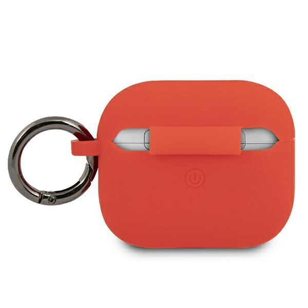 Etui FERRARI Apple AirPods 3 Silicone Czerwony Case