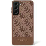 Etui Guess GUHCS23LG4GLBR S23 Ultra S918 brązowy/brown hardcase 4G Stripe Collection Case