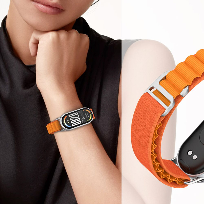 PASEK TECH-PROTECT XIAOMI SMART BAND 8 / 9 / 10 / NFC NYLON PRO CZARNY