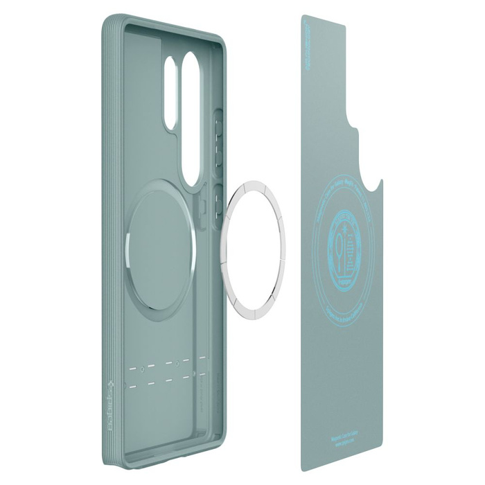 ETUI SPIGEN SAMSUNG GALAXY S25 ULTRA PARALLAX MAG MAGSAFE SAGE GREEN