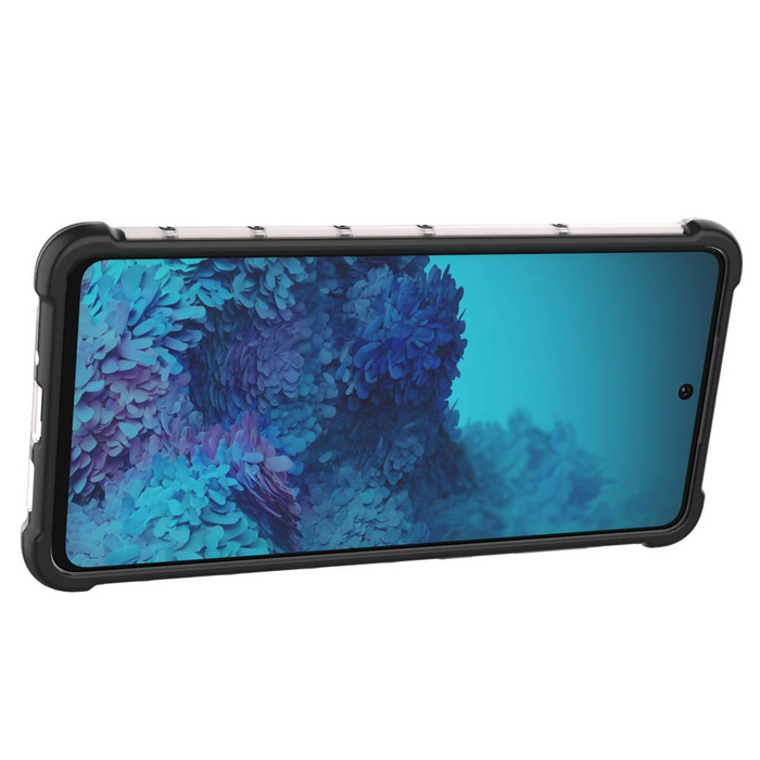 ETUI Honeycomb etui pancerny pokrowiec z żelową ramką Samsung Galaxy A73 przezroczysty CASE