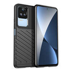 Thunder Case etui Xiaomi Poco F4 5G silikonowy pancerny pokrowiec czarne