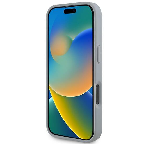 Etui BMW iPhone 16 Pro Max 6.9" szary/grey hardcase M Carbon Tricolor Line MagSafe