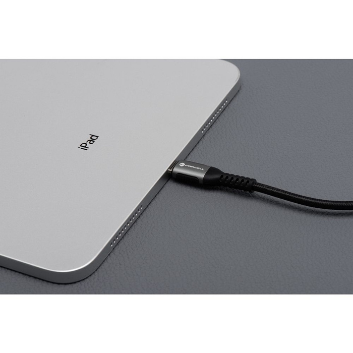 Kabel USB C do Lightning Forcell F-Energy PD 3A 27W Cafule 2 m C259 czarny