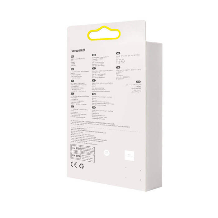 Baseus uniwersalne podstawki nóżki do laptopa (2 szt.) szary (LUZC000013)