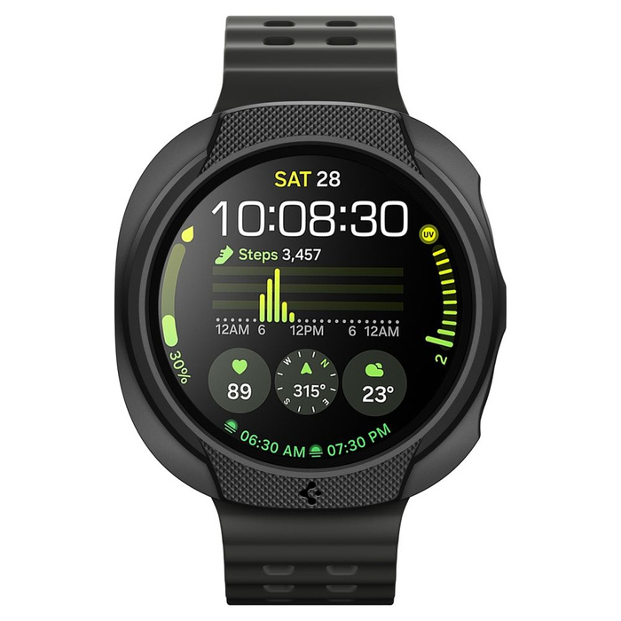 ETUI SPIGEN SAMSUNG GALAXY WATCH 8 40 MM LIQUID AIR MATOWE CZARNE