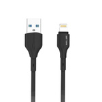 Beline Kabel 25W USB-A/Lightning 1m      czarny/black BLNCBL01