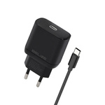 Beline Ład. siec. 1x USB-C 30W + kabelUSB-C czarna /black PD 3.0  BLNCB30C GaN