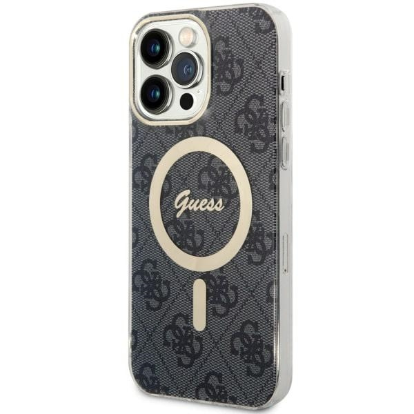 Etui Guess GUHMP14XH4STK iPhone 14 Pro Max 6.7" czarny/black hardcase 4G MagSafe Case
