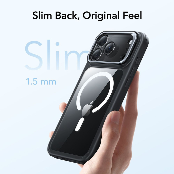 ESR CLASSIC HYBRID KICKSTAND MAGSAFE IPHONE 17 PRO CLEAR/BLACK