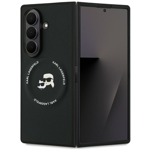 Etui Karl Lagerfeld Samsung Galaxy Z Fold 7 Karl&Choupette Logo MagSafe Czarny