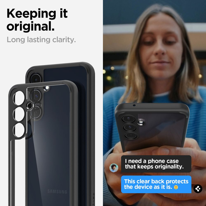 Etui Spigen Ultra Hybrid Samsung Galaxy A55 5g Matte Black Case