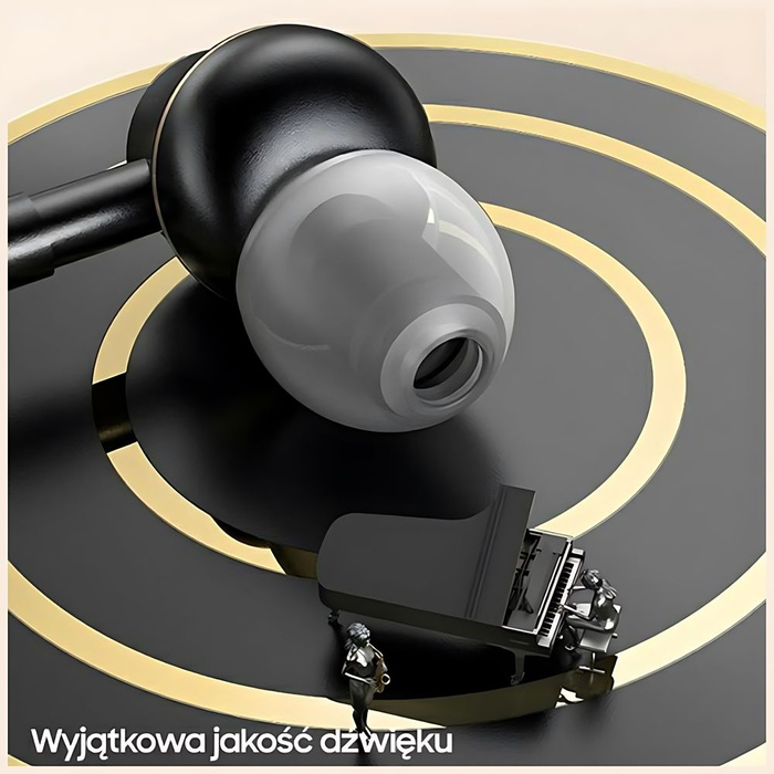 Słuchawki USAMS USB-C Stereo EP-43 Metal HSEP4302 Ciemny Zielony