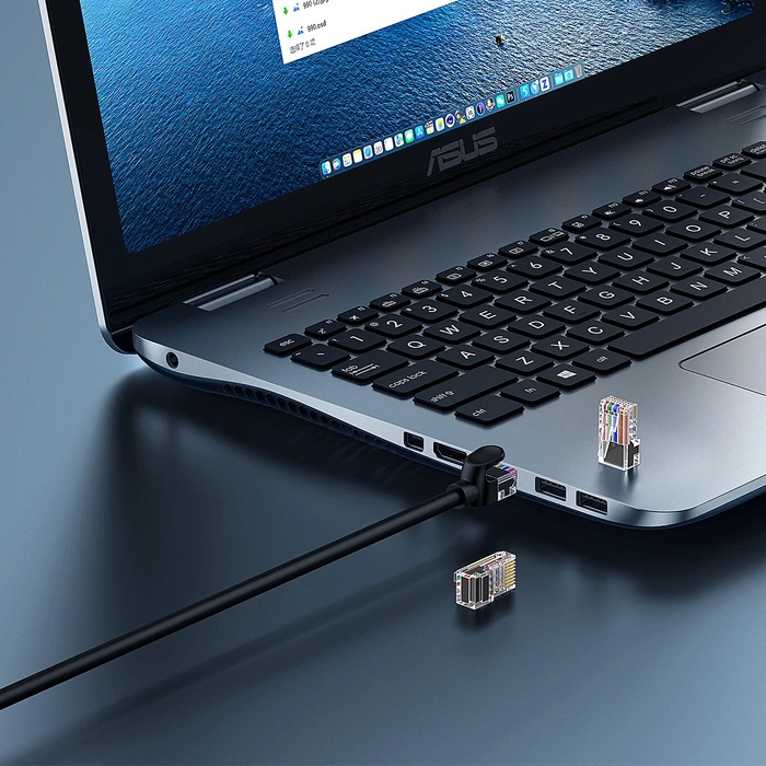 Kabel sieciowy Baseus Ethernet CAT5, 5m (czarny)