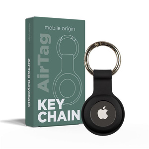 Mobile Origin AirTag KeyChain, black