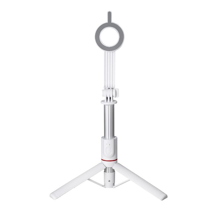 Selfie stick Forcell F-Grip MagSelfie S100M zgodny z MagSafe z pilotem bezprzewodowym biały 0INT