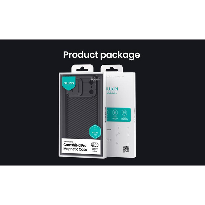 NILLKIN CAMSHIELD PRO MAGNETIC IPHONE 17 PRO MAX, BLACK / CZARNY