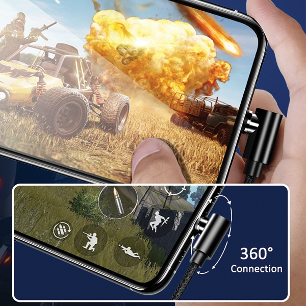 Kabel Kątowy Magnetyczny USAMS Apple Lightning 1m Czerwony