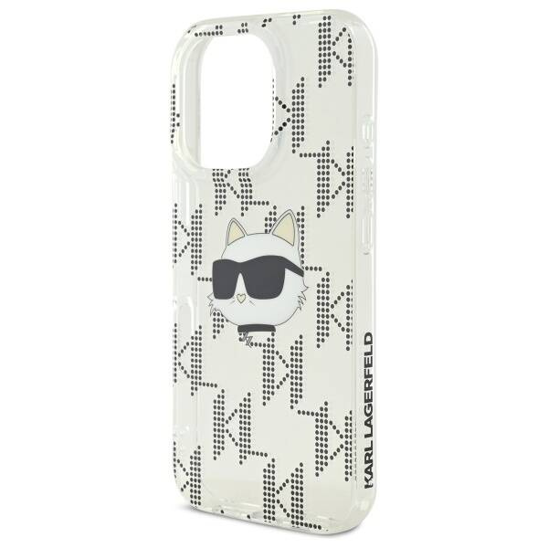Etui Karl Lagerfeld iPhone 16 Pro Max 6.9" przezroczysty/transparent hardcase IML Choupette Head Electroplated