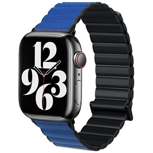 Beline pasek Apple Watch Magnetic Pro38/40/41mm czarno/niebieski  black/blue box