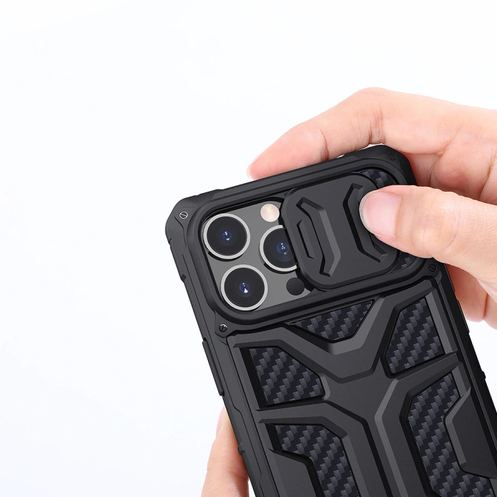 Etui Nillkin Adventurer Case etui do iPhone 13 Pro pancerny pokrowiec z osłoną na aparat czerwony