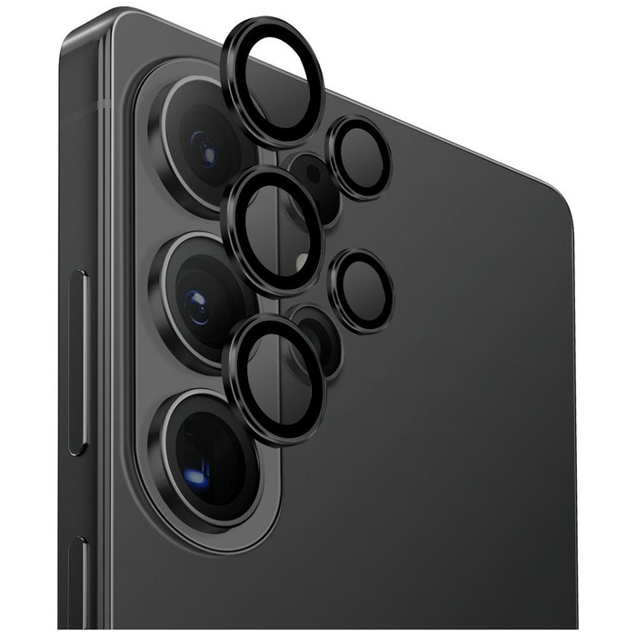 Szkło na obiektyw aparatu UNIQ Optix     Aluminium Camera Lens do Samsung Galaxy S26 Ultra czarny