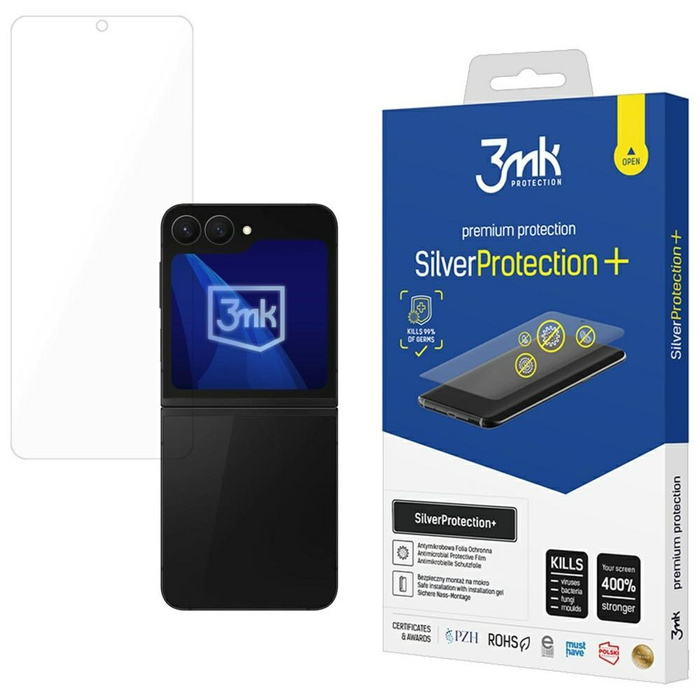 Folia antymikrobowa 3MK Samsung Galaxy Z Flip7 FE SilverProtect+