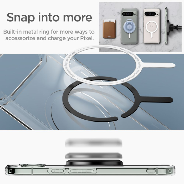 Etui SPIGEN ULTRA HYBRID ONETAP RING MAGSAFE GOOGLE PIXEL 9 PRO XL WHITE