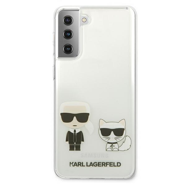 Etui KARL LAGERFELD Samsung Galaxy S21 Plus Karl & Choupette Bezbarwny Hardcase