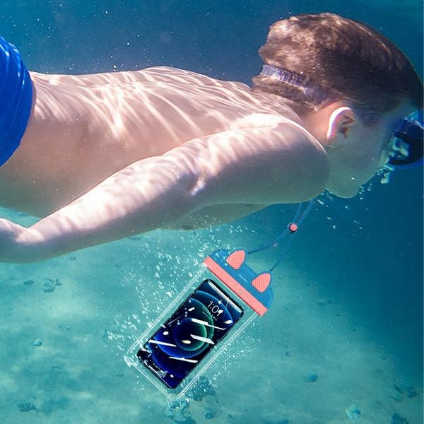 Etui USAMS Wodoodporne 7 Niebieski Różowy