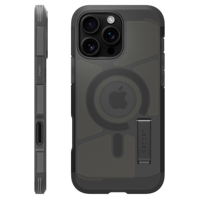 ETUI SPIGEN IPHONE 16 PRO MAX TOUGH ARMOR ”T” MAG MAGSAFE FROST BLACK