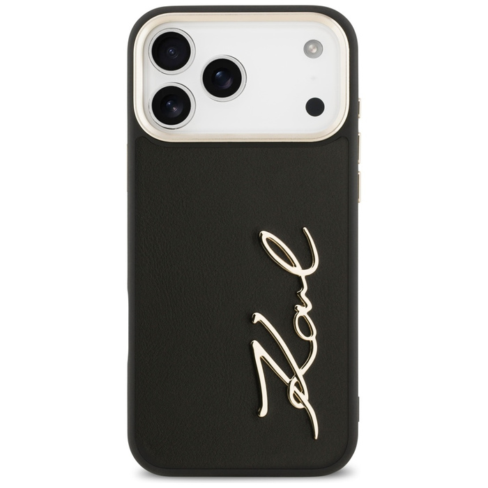 Etui Karl Lagerfeld Karl Script Logo do  iPhone 17 Pro Max czarny
