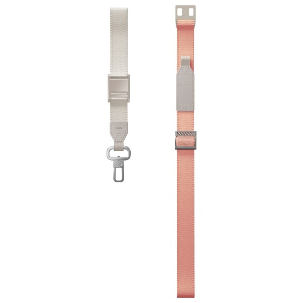 UNIQ Vista uniwersalna smycz do telefonu 2w1 brzoskwiniowo-beżowy/peach beige