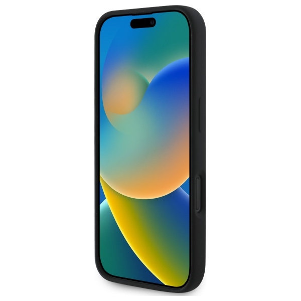 Etui Karl Lagerfeld iPhone 16 czarny/black HC MagSafe Sil Choupette Head Print