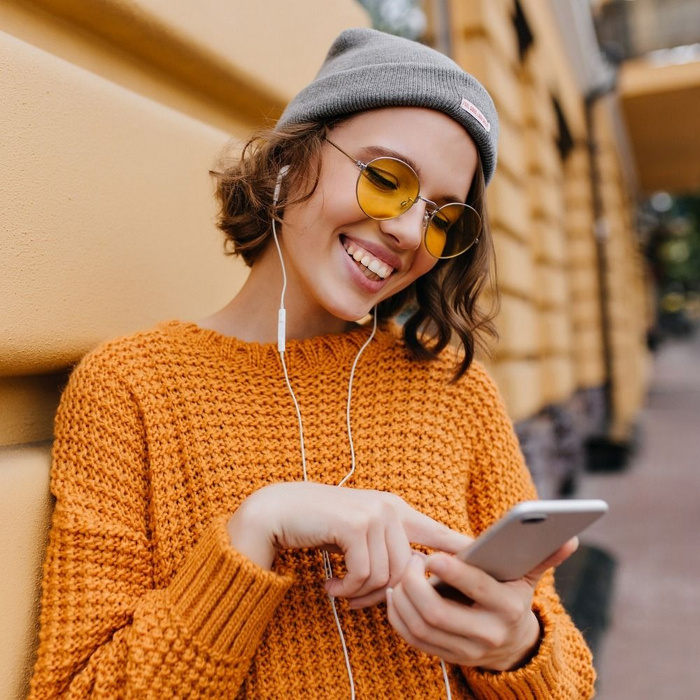 Słuchawki przewodowe douszne Lightning Forcell F-Audio HR-ME25 białe