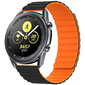 Beline pasek Watch 20mm Magneticczarno-pomarańczowy black/orange