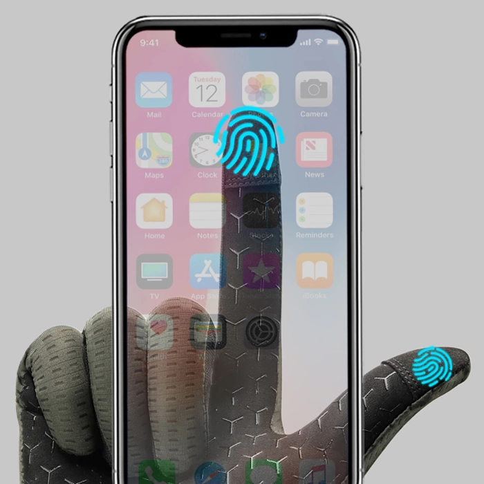 Rękawiczki rowerowe Rockbros oddychające, pełne, rozmiar: XXL - zielone