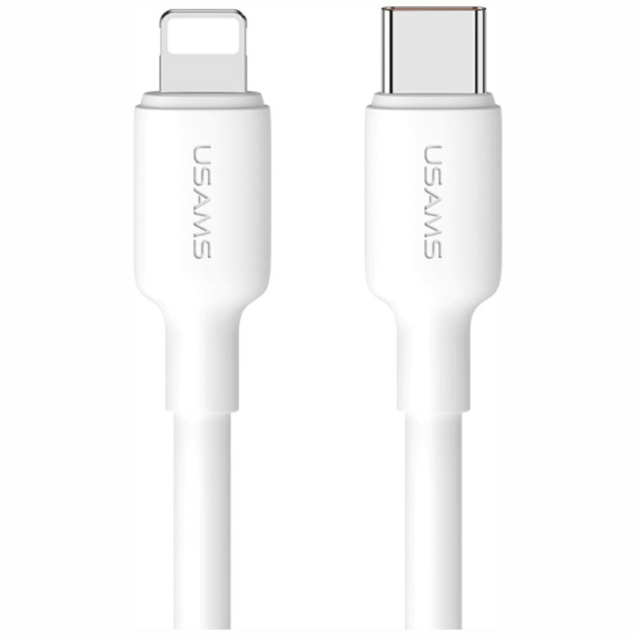 Kabel USAMS US-SJ610 U84 PD 20W USB-C do Lightning 1m biały