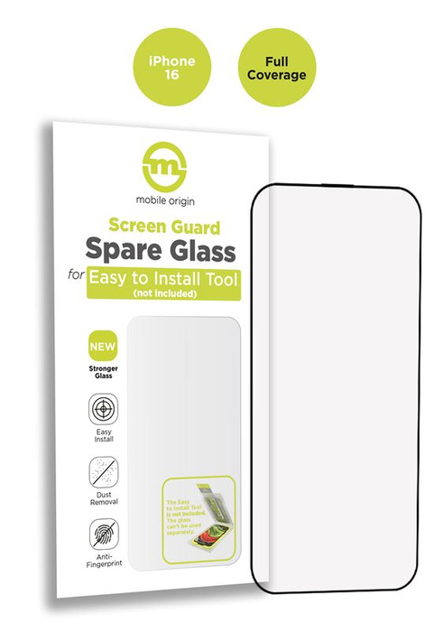 Mobile Origin Screen Guard Spare Glass Full Coverage - iPhone 16