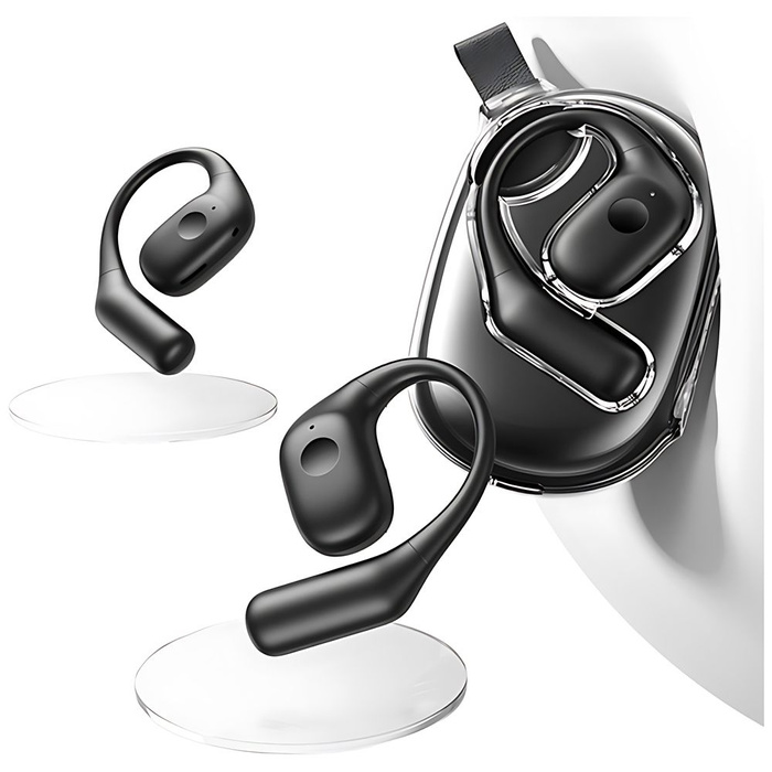 USAMS Słuchawki Bluetooth 5.3 G26 OWS bezprzewodowe czarny/black BHUUG01