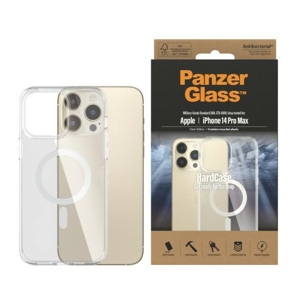 Etui PanzerGlass HardCase iPhone 14 Pro Max 6,7" MagSafe Antibacterial Military grade transparent 0412