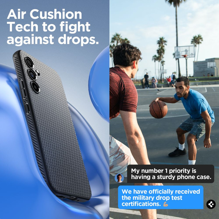 Etui SPIGEN Liquid Air Galaxy A54 5G Matte Black