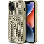 Etui Guess GUHCP15SPSP4LGD iPhone 15 6.1" złoty/gold hardcase Perforated 4G Glitter