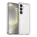 Etui Outer Space Case z żelową ramką na Samsung Galaxy M06 5G - przezroczyste