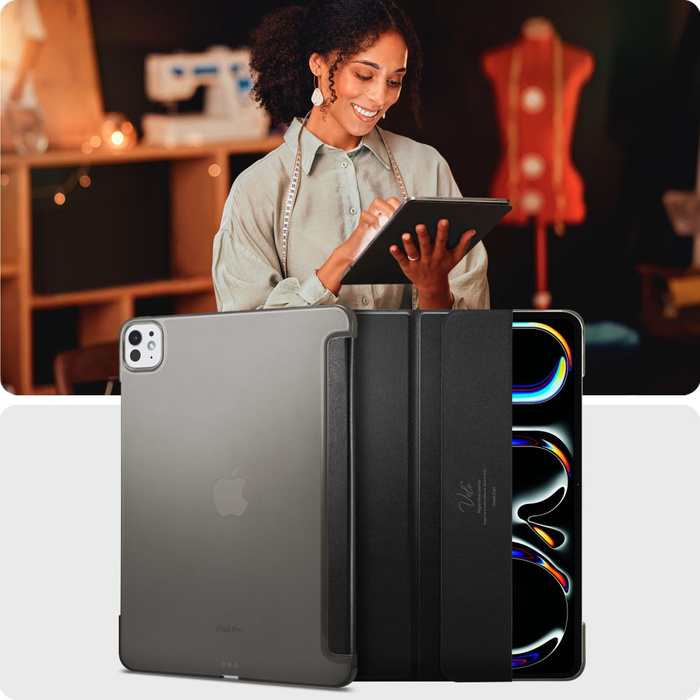ETUI SPIGEN SMART FOLD IPAD PRO 13 7 / 2024 BLACK