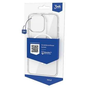 Etui 3MK MagCase iPhone 15 Pro Max 6.7" przezroczysty/clear kompatybilny z MagSafe Case